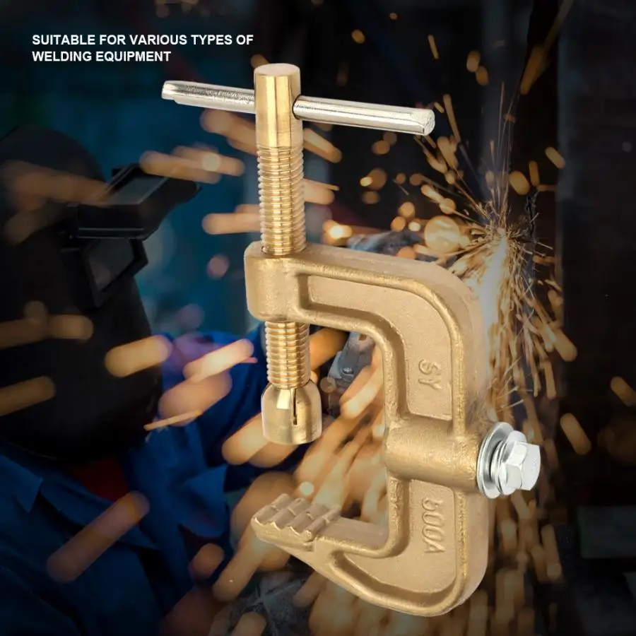 Сварочный Заземляющий зажим 500 А латунный материал классическая форма G