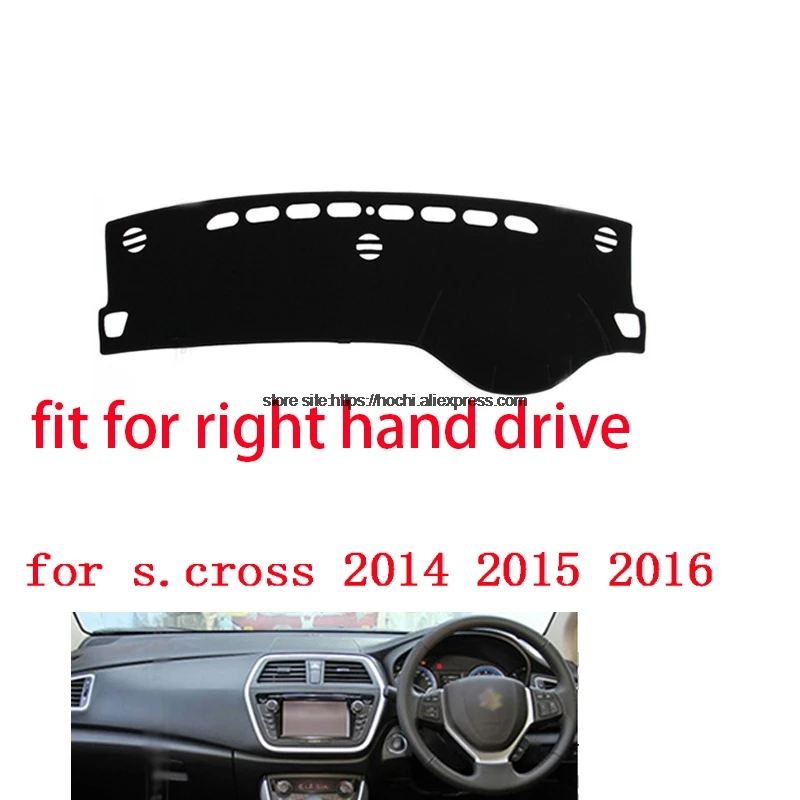 STPLRGECP двухслойный черный Коврик Для Сузуки S. cross S Dashmat ковер Приборная панель