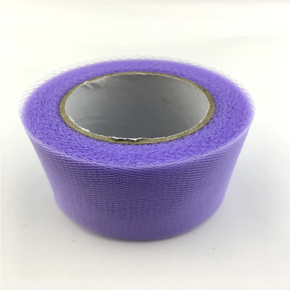 light purple Тюль в рулоне 5 см X 22 м, тюлевая ткань, тюлевая пачка, вечерние пачки, подарочная упаковка, украшение на день рождения, свадьбу, праздничный декор, товары для рукоделия. b - Цвет: light purple