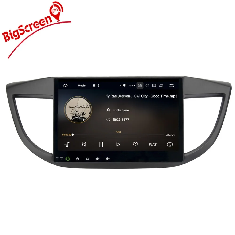 Tesla style Android9.0 8 ядер 4 Гб ОЗУ 32 ПЗУ автомобильный DVD плеер GPS навигация для HONDA CRV 2012-2015