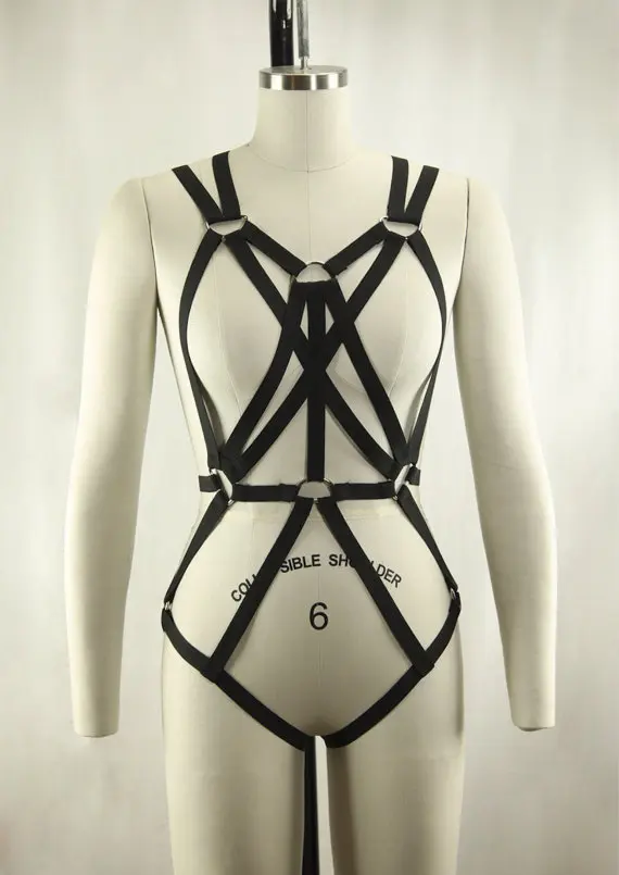 Новая мода пастельный Готический сексуальный пояс для подвязки Готическая