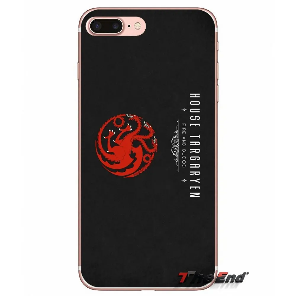 Чехол с логотипом для Huawei G7 G8 Ascend P7 P8 P9 Lite Honor 4C 5X 5C 6X Mate 7 8 9 Y3 Y5 Y6 II Pro House Targaryen Game Of Throne