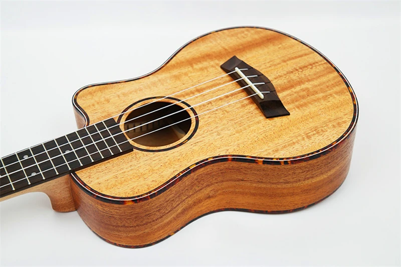 23 дюймов Гавайские гитары укулеле красное дерево 4 струны Ukelele Hawai гитары музыкальный инструмент электрогитара с звукоснимателем эквалайзером guitalele