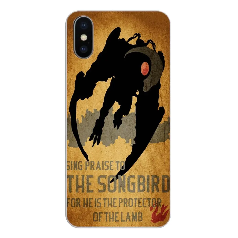 Soft TPU Covers For Samsung Galaxy S2 S3 S4 S5 MINI S6 S7 edge S8 S9 Plus Note 2 3 4 5 8 Coque Fundas Bioshock infinite songbird |