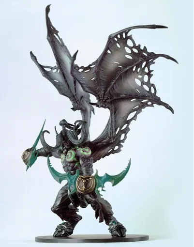 WOW Demon hunter форма ILLIDAN STORMRAGE Роскошная Коллекционная коробка черная фиолетовая 2