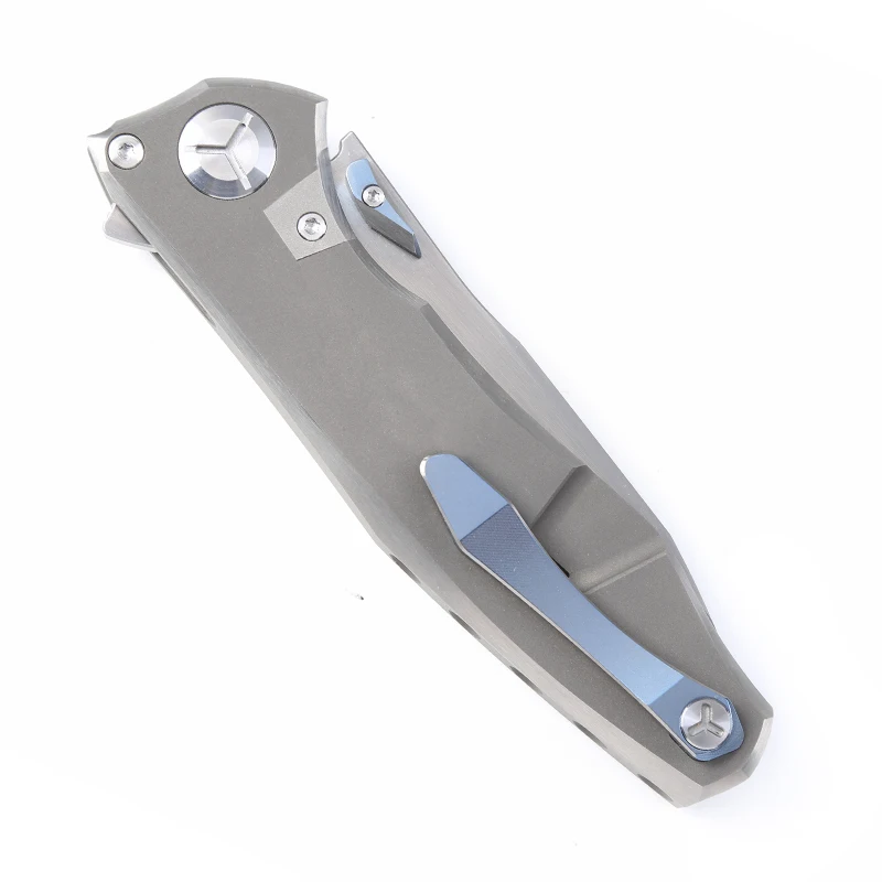 Высокое качество подшипников TC4 Титан ручка M390 нож охотничий кемпинг открытый