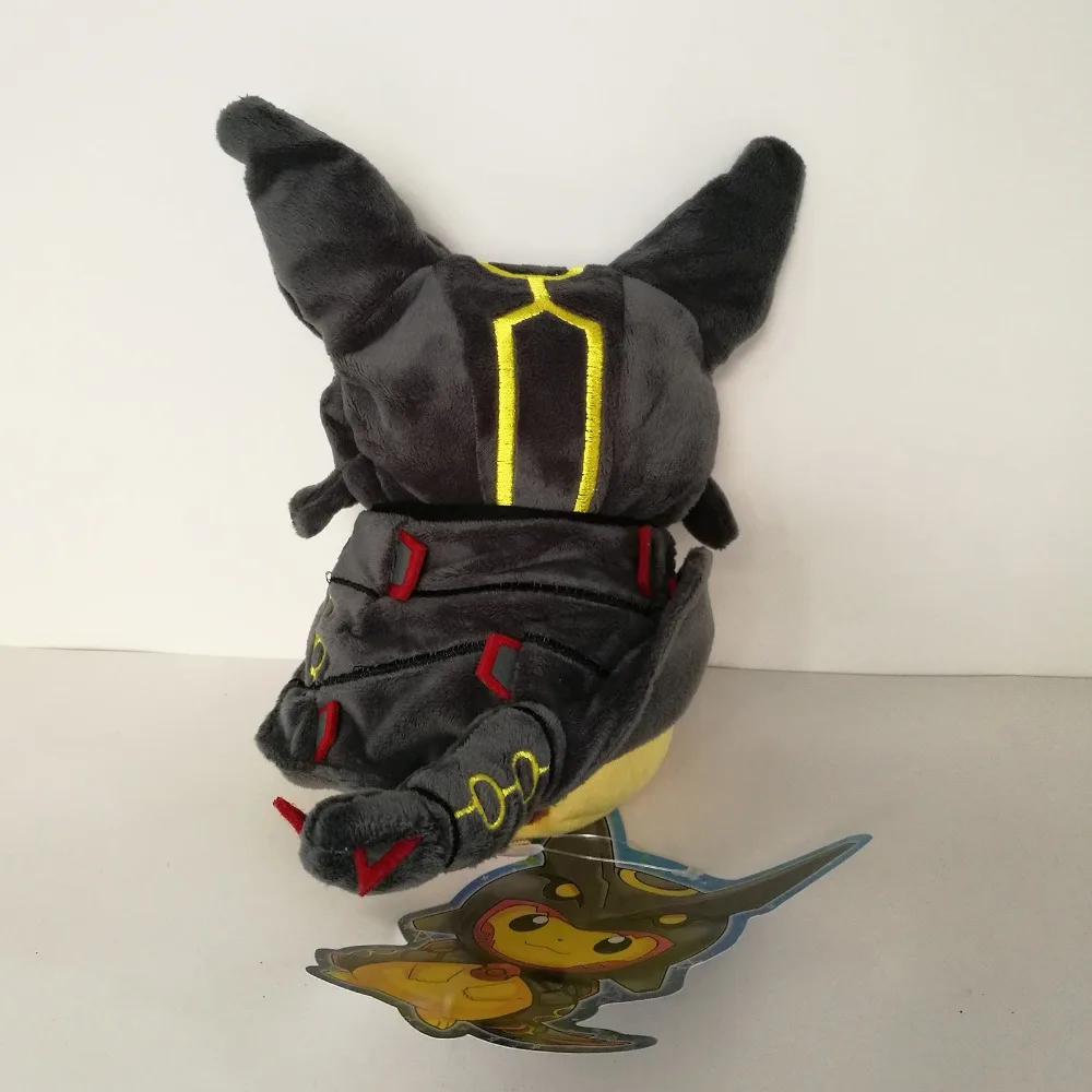 Роскошный блестящий Мега Rayquaza накидка плюшевый Пикачу мягкая игрушка