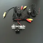 Беспроводная фотокамера заднего вида с функцией ночного видения HD CCD для Peugeot 806  807  DIY Простая установкаHD CCD
