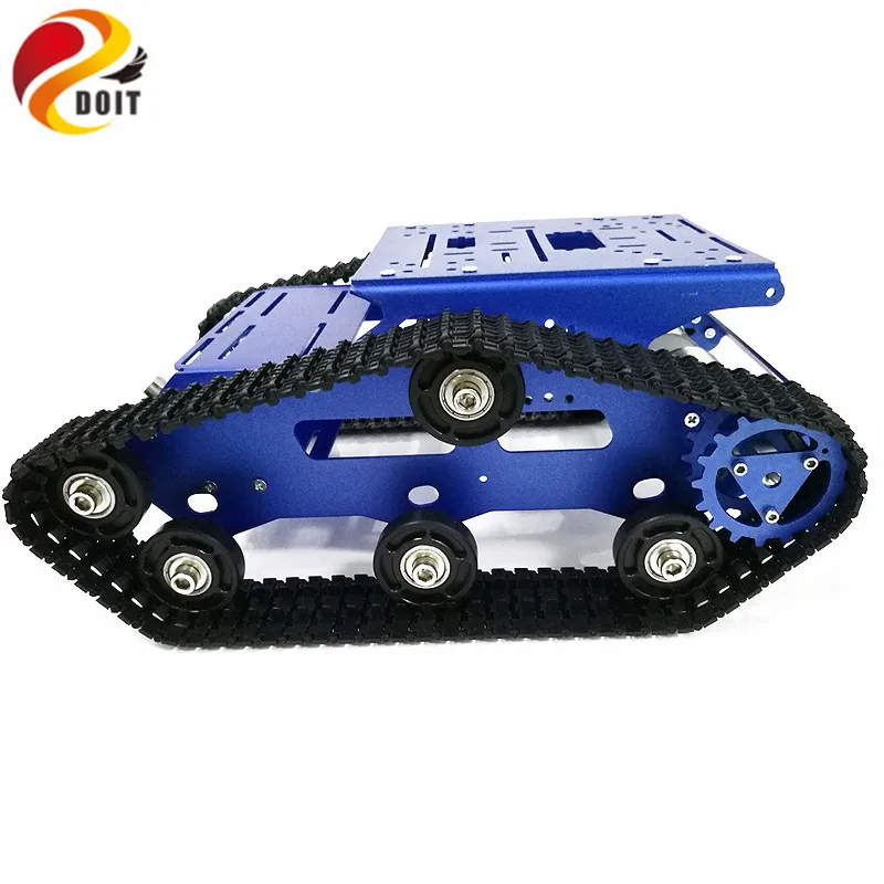 DOIT гусеничный корпус робота YP100 с рамой из алюминиевого сплава 12 В высокая