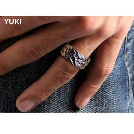 Мужское кольцо из серебра 925 пробы для мужчин и женщин оригинальное трикотажное