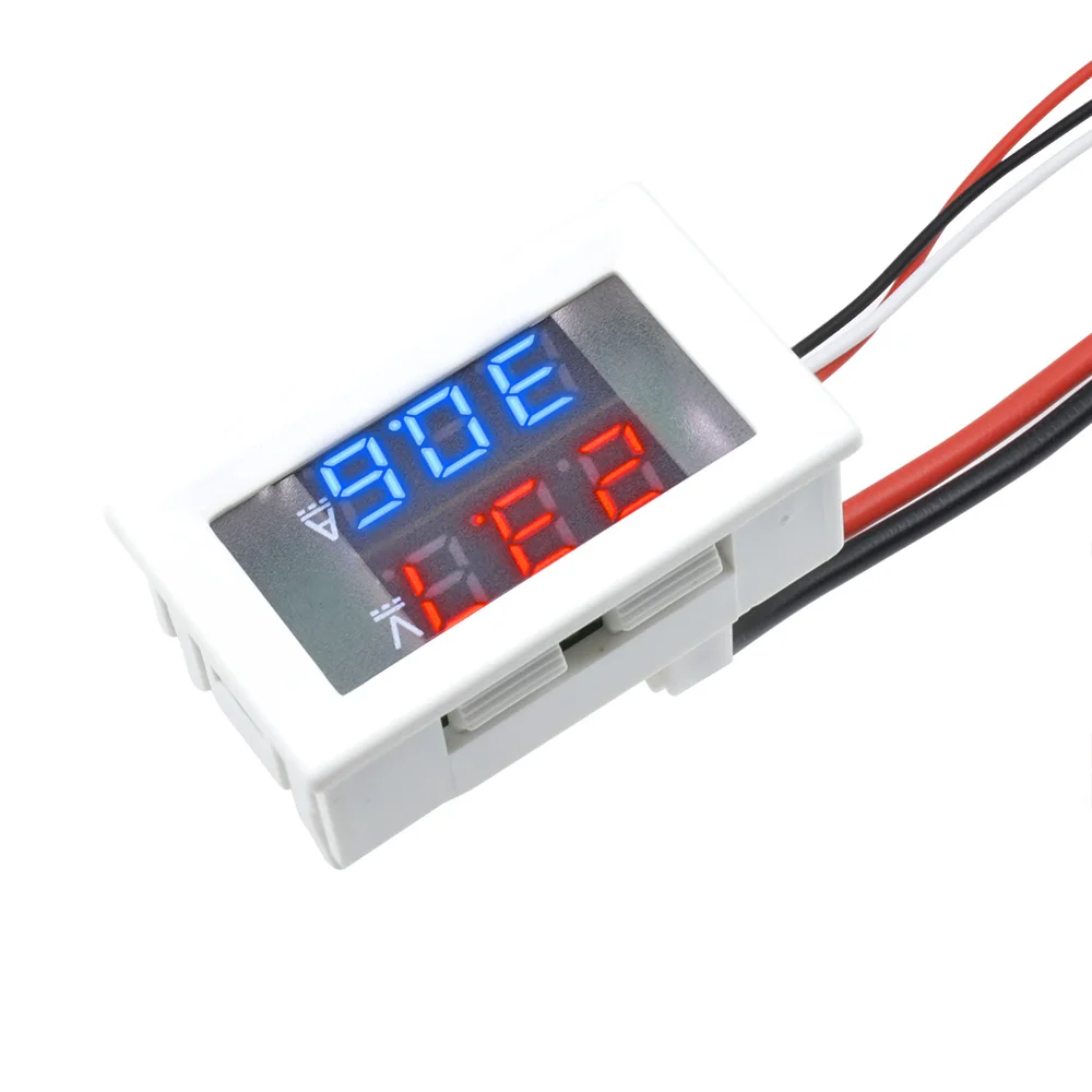 DC 0-100V 10A 50A 100A электронный цифровой вольтметр Амперметр постоянного тока 0,56 ''светодиодный Дисплей Напряжение Регулятор Вольт Ампер Измеритель Тока Тестер
