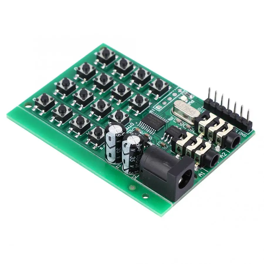 AE11A04 DTMF звуковой генератор модуль голосового двойного кодирования передатчик доска 5~ 24VDC аудио модуль dtfm
