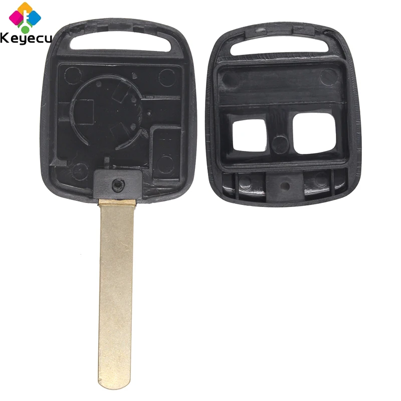 KEYECU дистанционный чехол для ключа автомобиля с 2 кнопками и NSN14/ DAT17 Blade FOB Subaru Legacy