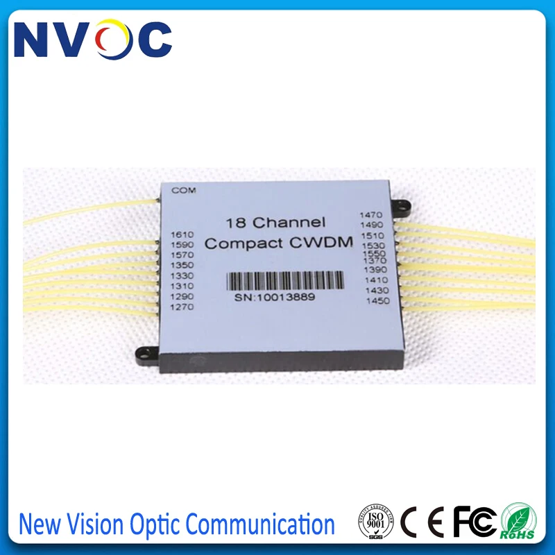 1*8 CCWDM Волоконно Оптический Компактный CWDM Mux/Demux модуль 8 Ch компактный без разъема с