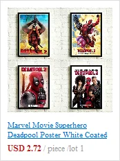 Marvel Comics Супер герой плакаты Капитан Америка Железный человек Мстители фильмы супер герой es плакат настенный Декор для дома