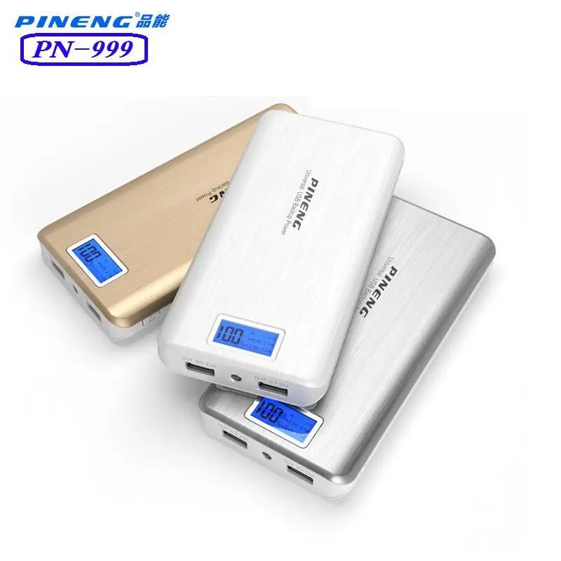 Sales Pineng Power Bank 20000mAh PN-999 Dual Micro USB Portable Charger External Battery Better Than Xiaomi Powerbank for iphone | Мобильные