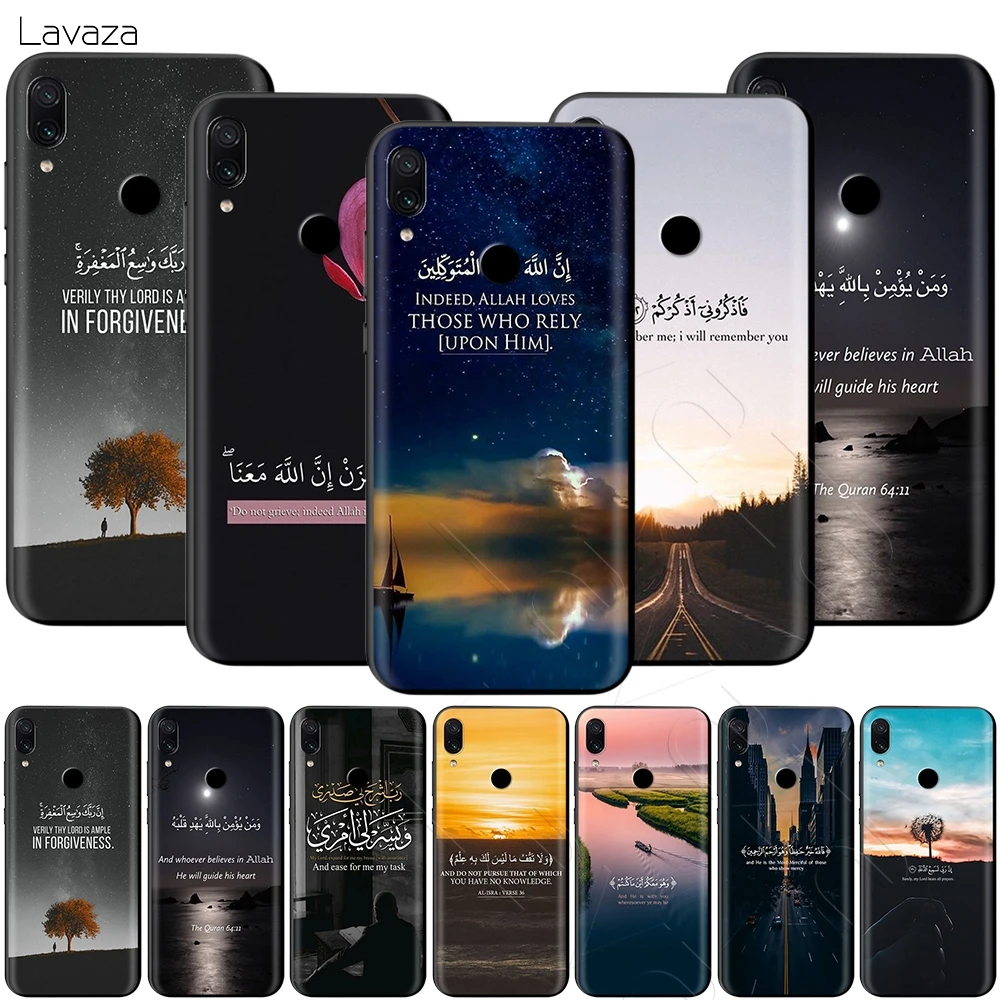Мусульманский чехол с арабскими коранами для Xiaomi Redmi Note 8 Pro MI MAX 3 6 9 SE A1 A2 A3 10 Lite Plus 8A