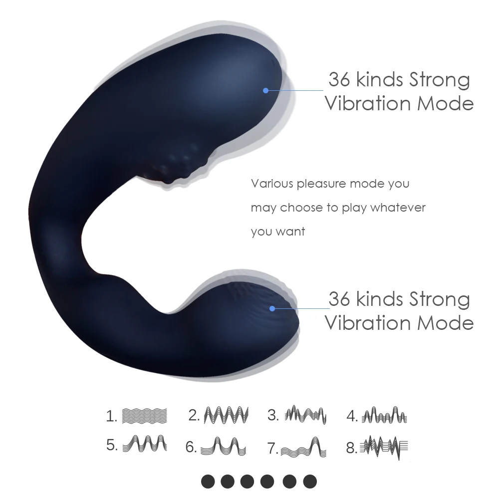 Мастурбация секс игрушки для мужчин Анальная пробка Vibe 36 скоростей вибратор