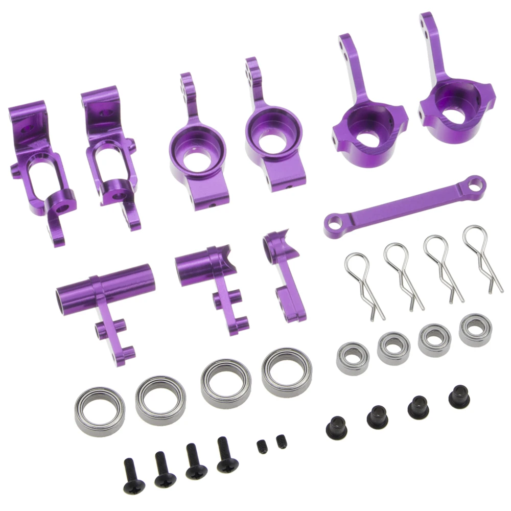 1set Hub Carrier Steering Servo Saver Complete Set Ackerman Plate Bearing 102210 102211 102212 102057 102040 1/10 Hsp Redcat | Игрушки и