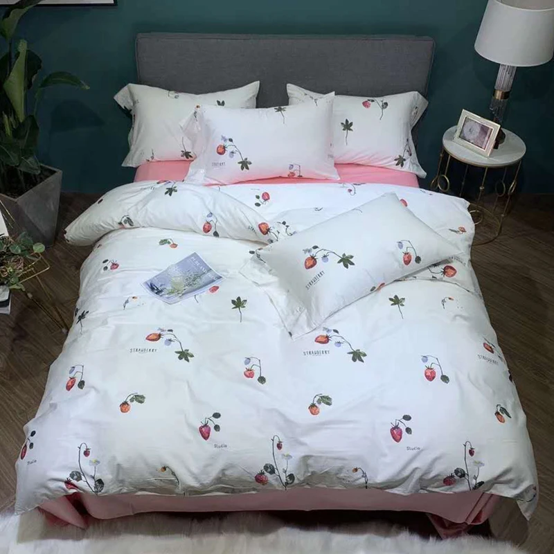 Роскошное Свадебное постельное белье из египетского хлопка мягкое Сатиновое