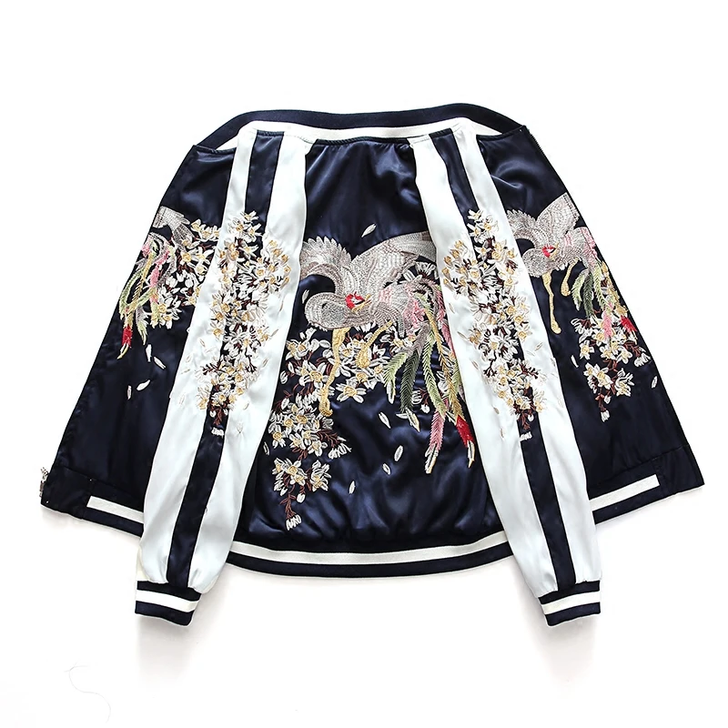 Куртка женская весенняя с вышивкой в Корейском стиле|jacket boyfriend|short jacket coatembroidery |