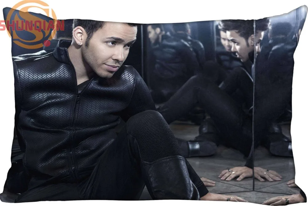 Новинка оригинальная наволочка Prince Royce чехол на молнии размер 45x35 см 40x60 45x75 50x75 (с