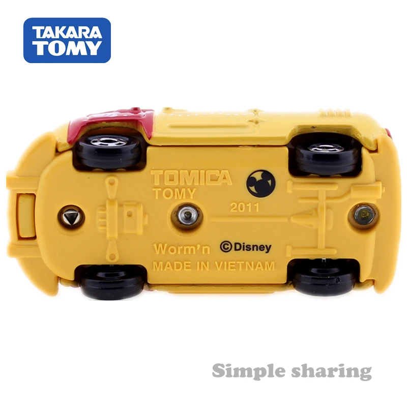 Takara Tomy Tomica DM18 Disney Motors автомобиль Аниме фигурки Winnie Van модель комплект литые