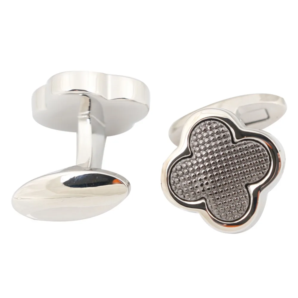 

Men's Free shipping Cufflinks silver color copper material cufflinks whoelsale&retail