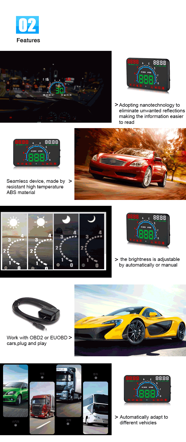 5," Автомобильный концентратор OBD2 дисплей на голову проектор скорости автомобиля Лобовое стекло скорость o Projetor навигация OBD измеритель скорости Hud E350