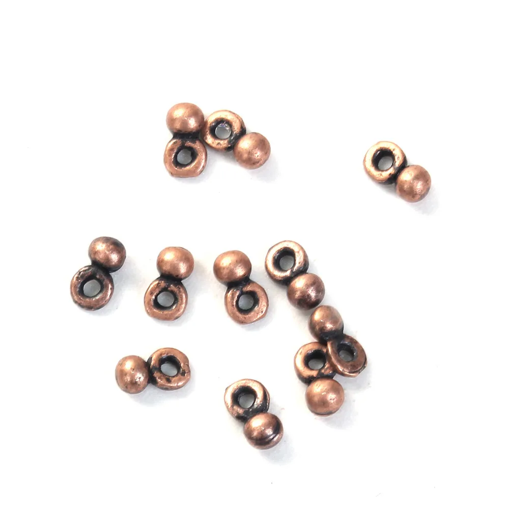 DoreenBeads подвески из сплава цинка Круглые античные медные цвета 4 мм (1/8 &quot) x 2 (1/8&quot)