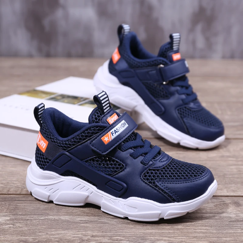 Детская спортивная обувь летняя дышащая с мягкой подошвой для мальчиков и