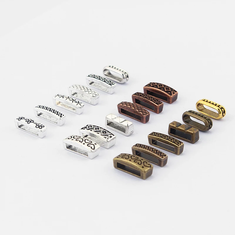 20 штук на плоской подошве амулеты слайдер разделитель бусины 10*2 мм плоского