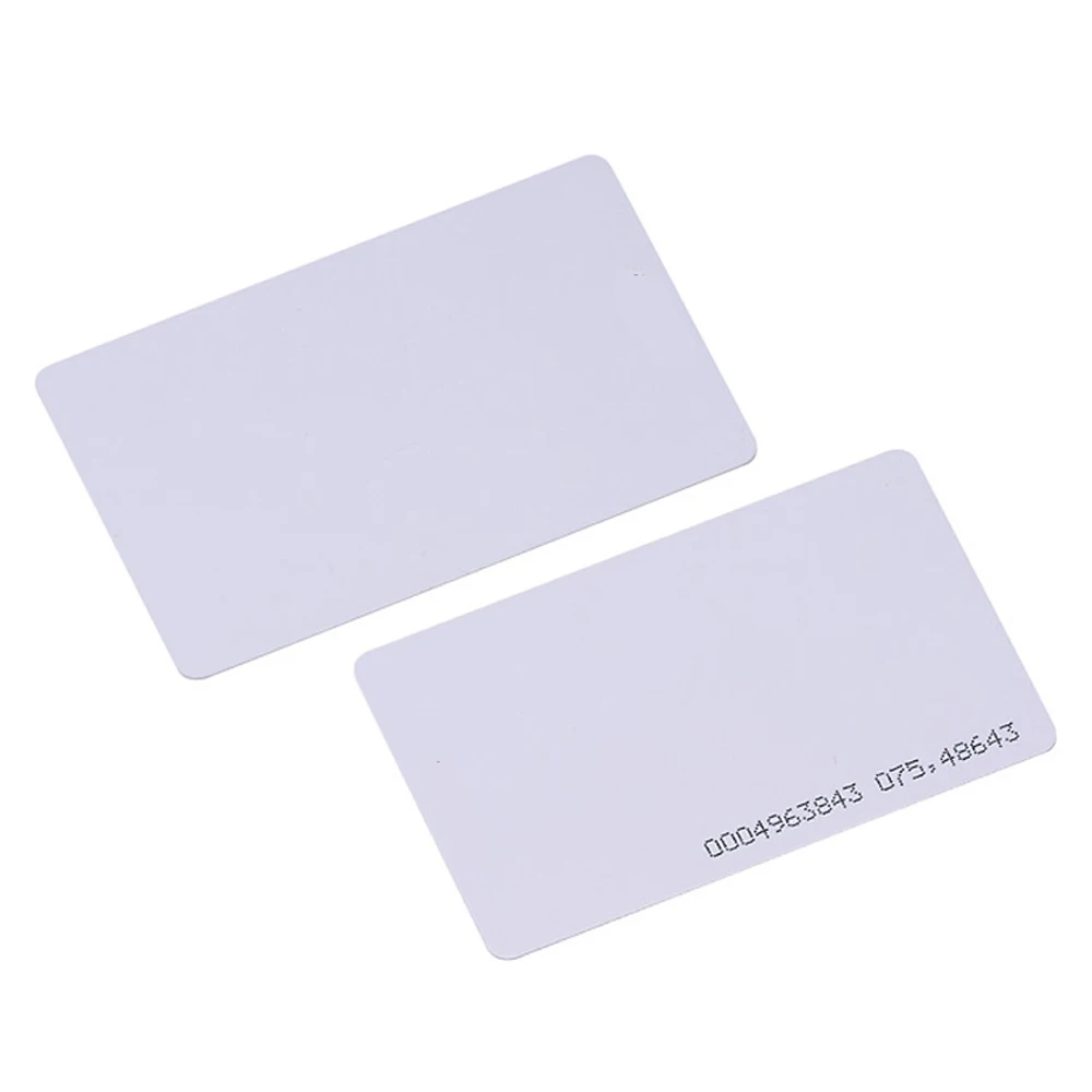15 шт./лот TK4100 4102 /EM 4100 чип RFID 125 кГц карта без рисунка тонкая ПВХ ID смарт карта|Карты