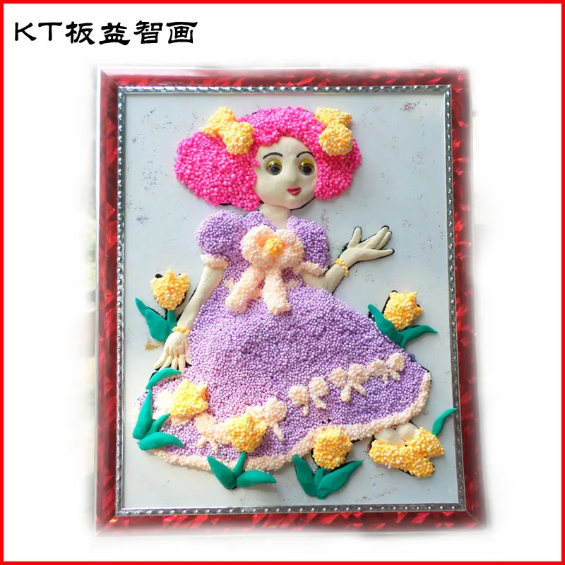 24 шт./компл. руководство поделки Снег Грязь жемчужина образовательных Пластилин