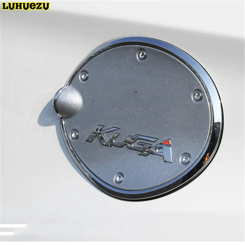 Крышка топливного бака Luhuezu хромированная крышка газового для Ford Kuga Escape 2013 2014 2015