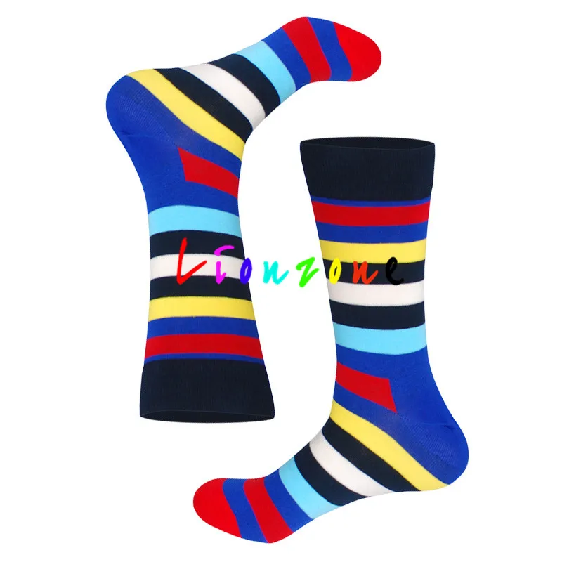 LIONZONE хит продаж счастливые носки для мужчин/женщин унисекс Классические