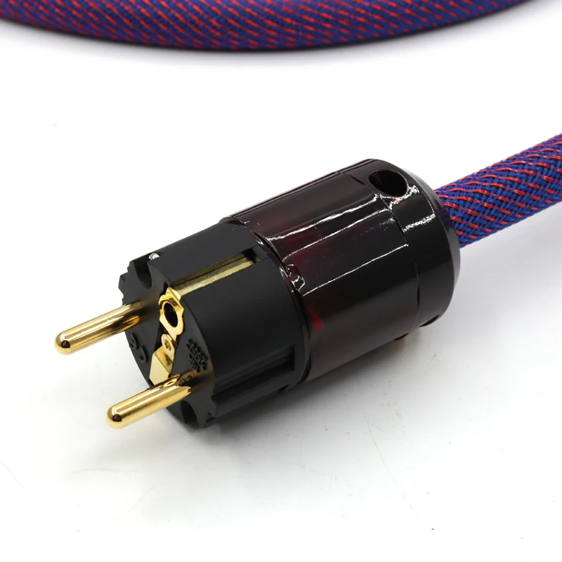 HI End аудио класс 6N OFC SCHUKO Кабель питания позолоченный ЕС HIFI кабель для DVD CD AMP|hifi power