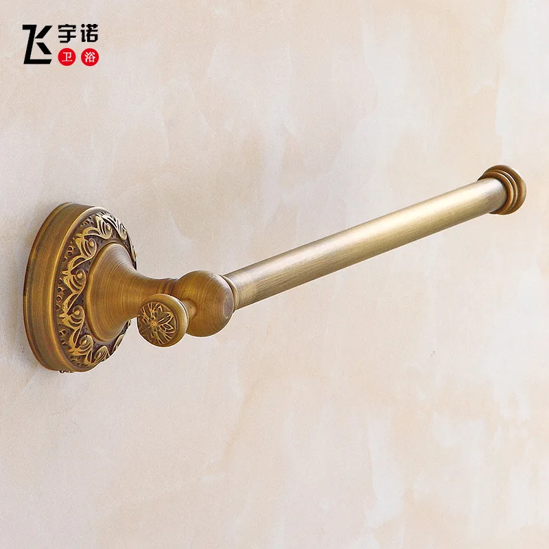 

Towel Bars Solid Brass Golden Finish Single Rail Towel Holder Hanger Bathroom Shelf Wall Mounted Home Decoration Towel Rack