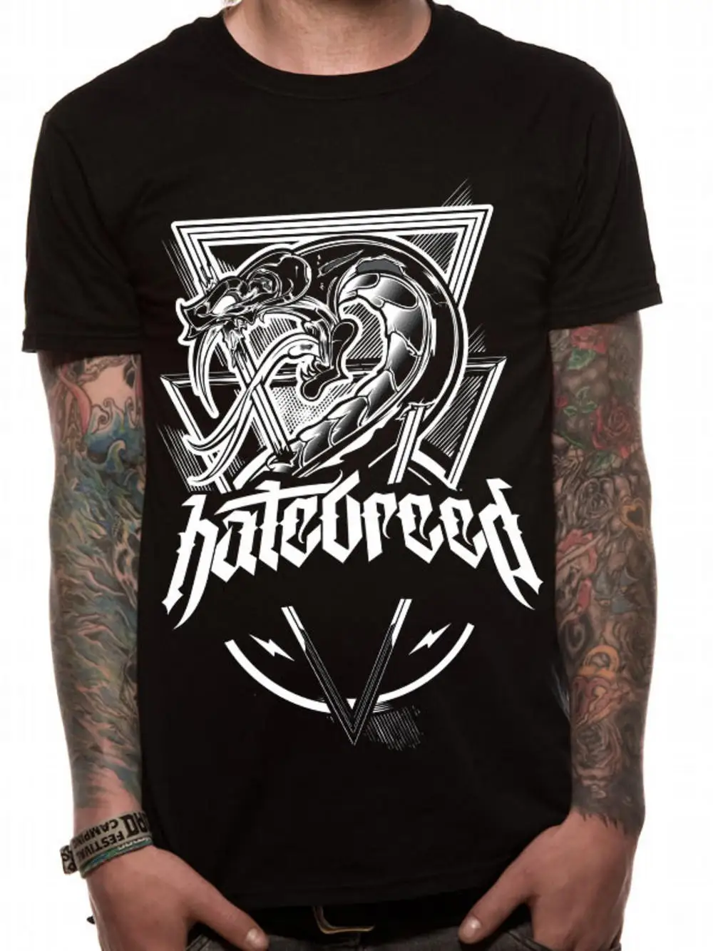 HATEBREED VENOM черная футболка Малый|Мужские футболки| |