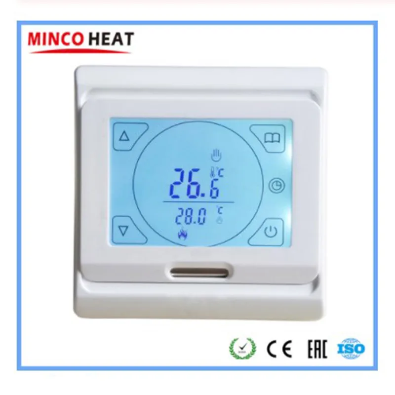 Цифровой комнатный термостат MINCO HEAT lcd программируемый сенсорный экран