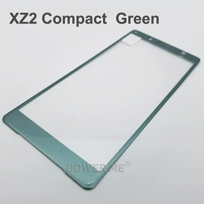 XZ2 compact Green 3D изогнутые мягкий чехол из углеродного волокна и край сбоку приклеены Экран протектор Закаленное Стекло пленка для sony Xperia XZ2 G8341 XZ2 компактный XZ2c мини - Цвет: XZ2 compact Green