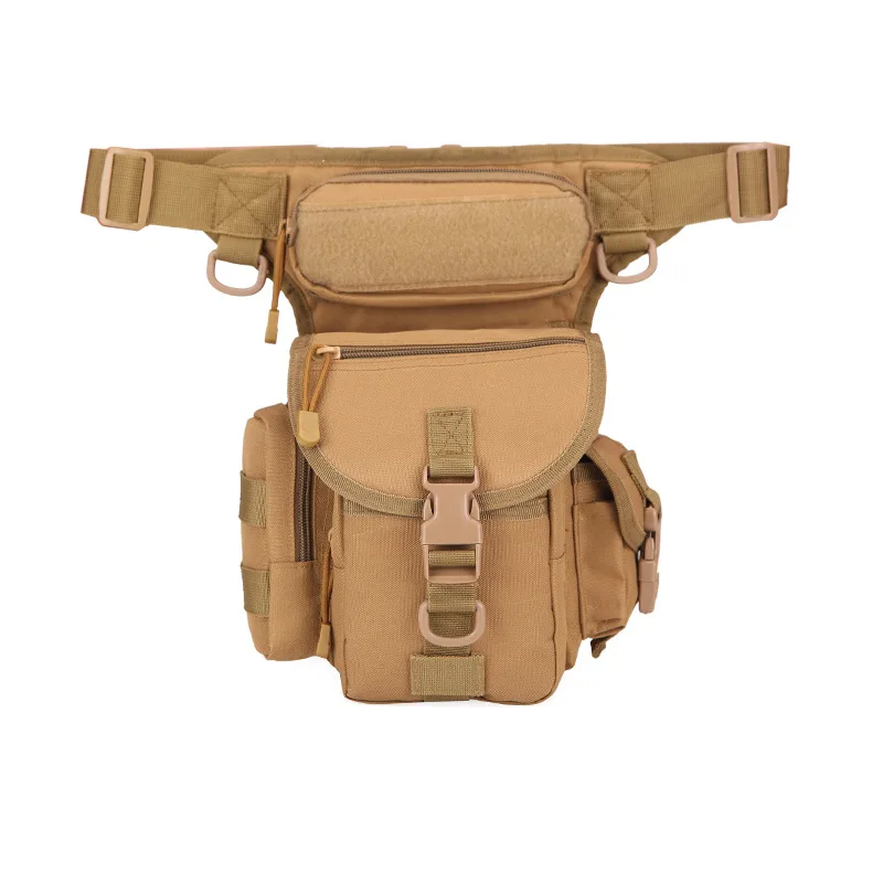 

1000D Tactical Molle Drop Leg Bag Waist Belt Pouches Quick Release EDC Accessories Gadget Pouch Military Airsoft Storage Bags