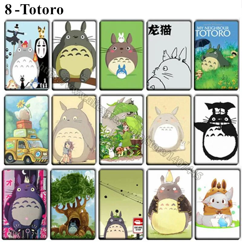 8 Totoro 40 pcs/lot cute Re:Life in a different world from zero Anime Card Stickers girl Toys Cartoon Rem Ram Movie Souvenir Stickers - Цвет: 8 Totoro