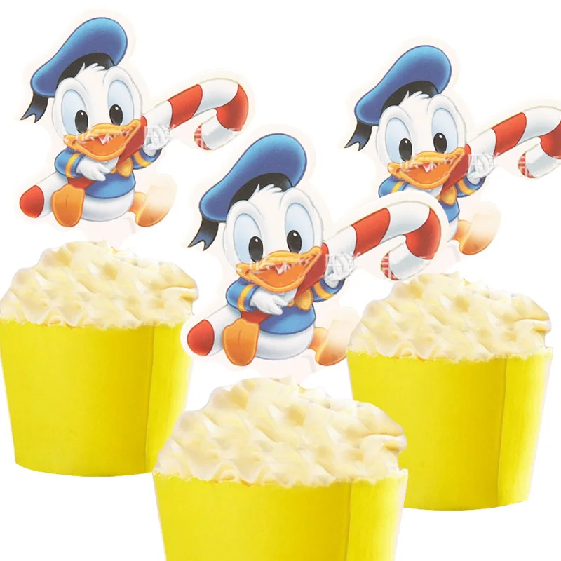 50 шт. Милая Маргаритка Мари Дейзи Дональд утка искусственный Топпер для