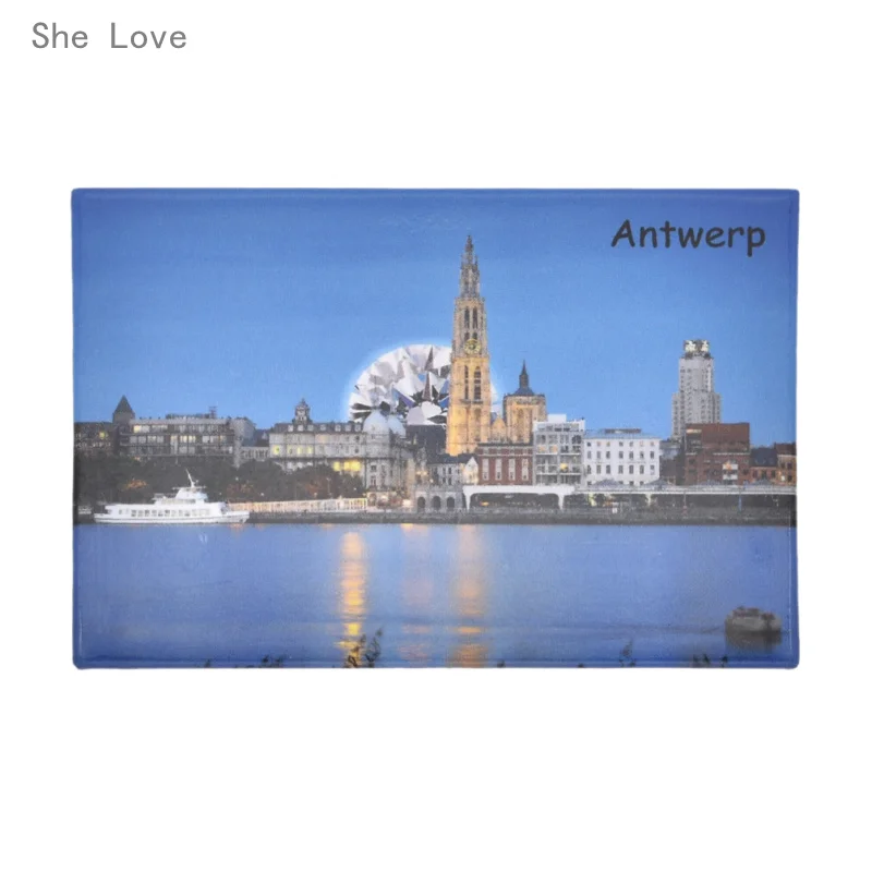 

Chzimade Belgium Antwerp 3D Fridge Magnet Refrigerator Sticker Travel Gift Souvenir Decoration