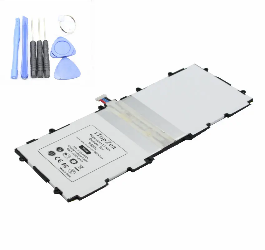 ITopzea 1x6800 мА/ч 25.84Wh T4500E T4500C запасная батарея для Samsung galaxy Tab Tablet 3 10 1 P5200 P5210 P5220 GT