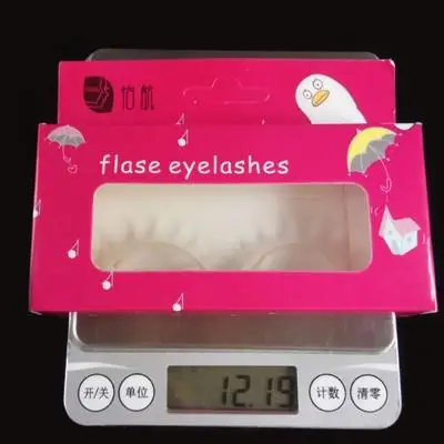 Хоббилан Мода ручной работы натуральные белые накладные ресницы длинные