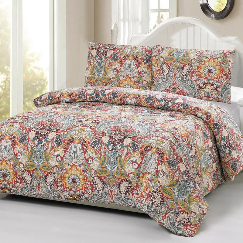 Новинка Комплект постельного белья из 100% хлопка с индивидуальным принтом