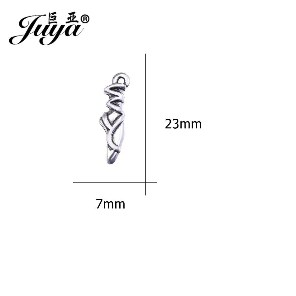 JUYA 10 шт./лот подвеска в форме кинжалов из сплава модное ювелирное ожерелье