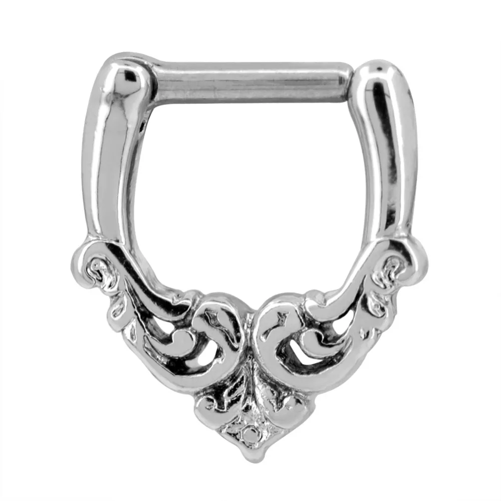 

Body Punk Wholesale Septum Piercings Nose Ring 316L Stainless Steel Nose Ring Hoop Nariz Jewelry for Women Men